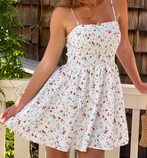 Millie Bobby Brown wears red knitted crop top and trousers